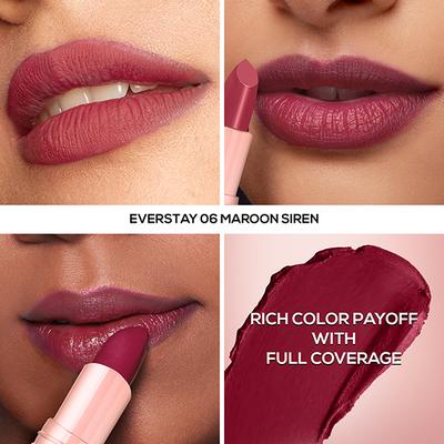 Renee Everstay Long Stay Matte Lipstick - Maroon Siren 4.2 g - Lipsticks