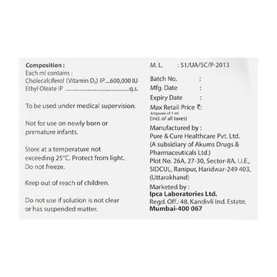 CALCONSTA D3 Injection 1ml - Supplements-Vit