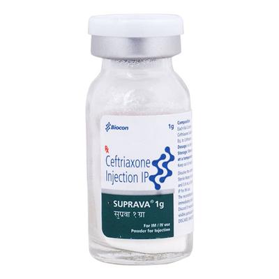 Suprava 1gm Injection 1's - Bacterial Infections-Cep