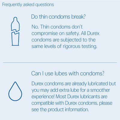 Durex Condoms - Air 3's - Plain/Flavoured Condoms