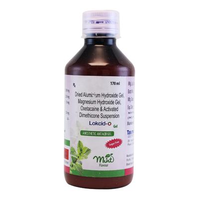 LOKCID O Sugar Free Mint Flavour Suspension 170ml - Ulcer/Reflux/Flatulence-Aaa