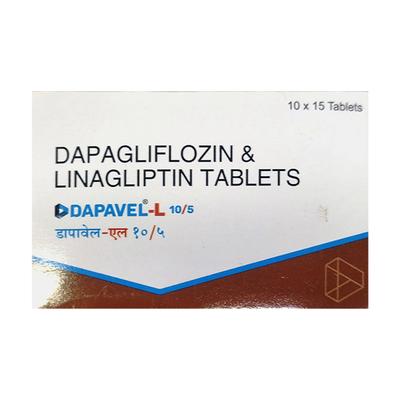 DAPAVEL L 10/5 Tablet 15's - Diabetes-Ant