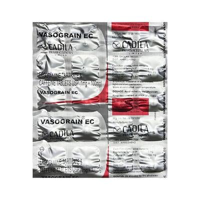 VASOGRAIN EC Tablet 20's - Migraine