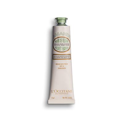 L'Occitane Almond SPF 15 Soin Des Mains Jeunesse Youthful Hand Cream Velvet Hands 75ml - Hand Creams