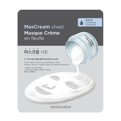 The Face Shop Mascream Hydrating Sheet (Pack Of 1) - Masks & Peels
