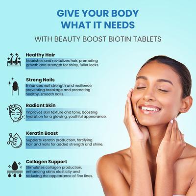 Aesthetic Nutrition Hair, Skin and Nail Tablets - The Ultimate Beauty Booster 60 Tablets 1's - Multi-Vitamins