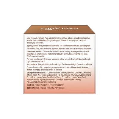 Everyuth Naturals Tan Removal Scrub - Chocolate & Cherry 50 gm - Face Scrubs
