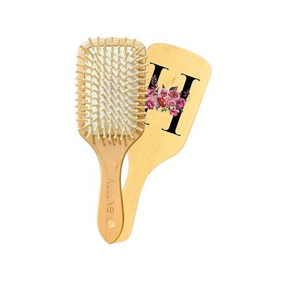 Allure Personalised Paddle Hair Brush Letter H 1's - Hair Brushes