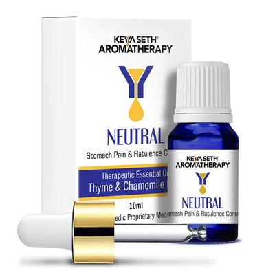 Keya Seth Aromatherapy Neutral-Stomach Pain & Flatulence Control 10 ml - Essential Oils