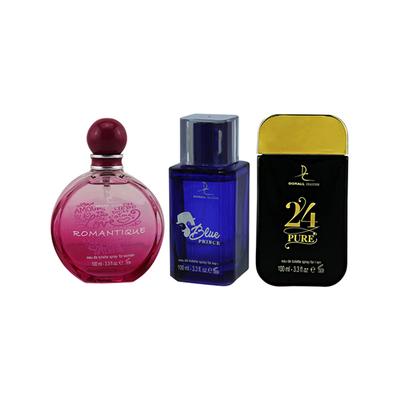 Dorall Collection Romantique + Blue Prince + 24 Pure EDT Set 3's - Women Perfumes (Edt/Edp)