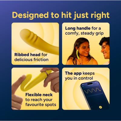 MyMuse Groove+ App Controlled Personal Massager 1's - Intimate Tools & Accessories