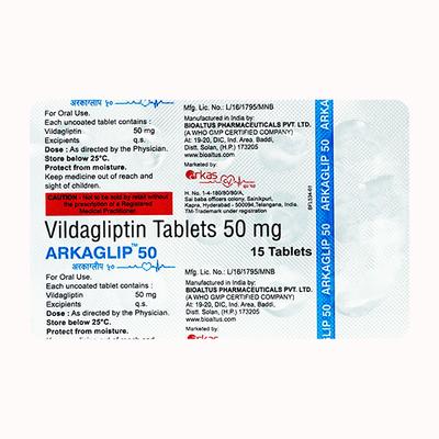 ARKAGLIP 50 Tablet 15's - Diabetes-Ant