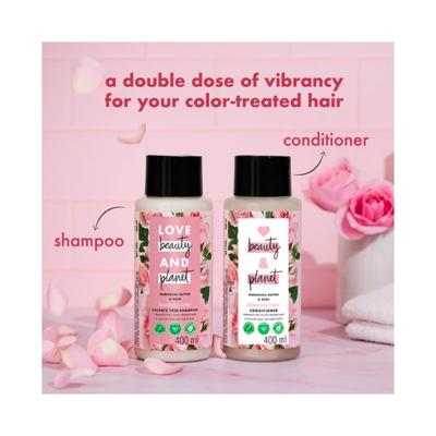 Love Beauty And Planet Murumuru Butter and Rose Sulfate Free Blooming Colour Shampoo 400 ml - Shampoos