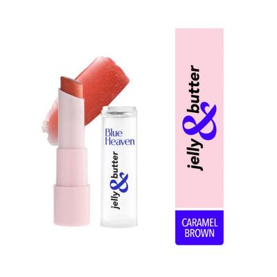 Blue Heaven Jelly & Butter Hydrating Lip Balm Caramel Brown SPF 15 3 gm - Lip Balms