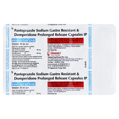 PENTASTAR DSR Capsule 10's - Ulcer/Reflux/Flatulence-Aaa