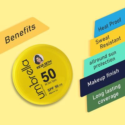 Keya Seth Aromatherapy Umbrella Sunscreen Powder SPF 50 PA+++ 50 gm - Face Sunscreen