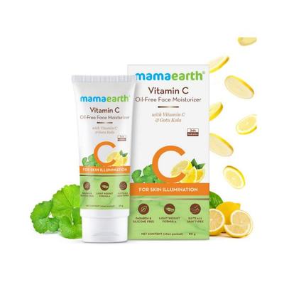 Mamaearth Vitamin C Oil Free Moisturizer for Face with Vitamin C & Gotu Kola for Skin Illumination 80gm - Face Moisturizers
