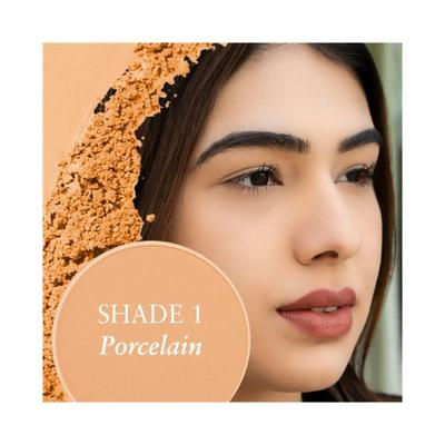 Just Herbs Mattiying & Hydrating Spf 15 Compact Powder & Vitamin E For Women, Porcelain 9gm - Compact Powder