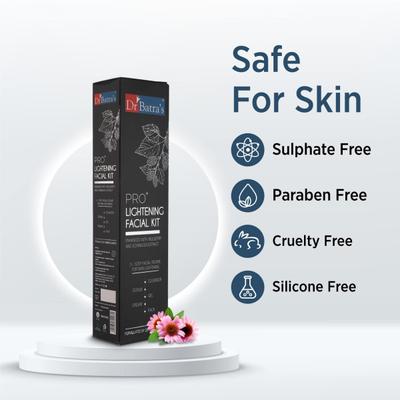 Dr. Batra's PRO+ Lightening Facial Kit 250 gm - Facial Kits