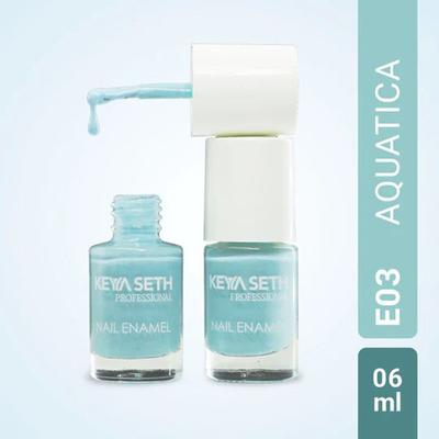 Keya Seth Aromatherapy Aquatica Long Wear Nail Enamel Enriched with Vitamin E and Argan Oil 6 ml - Nail Polish