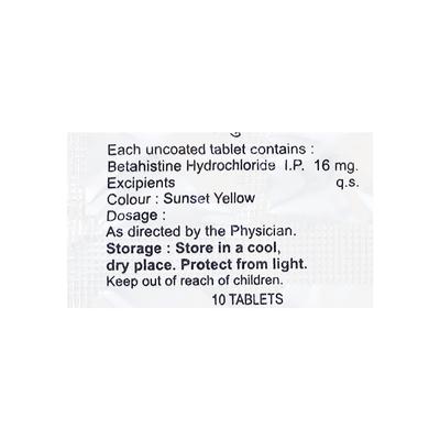 Neuvert 16mg Tablet 10'S - Vertigo-Ant