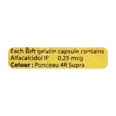 Alphadol 0.25Mcg Capsule 10'S - Osteoporosis-Age