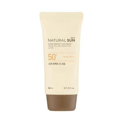 The Face Shop Natural Sun Eco Spf 50+ Pa+++ Super Perfect Sun Cream 80 Ml - Face Sunscreen