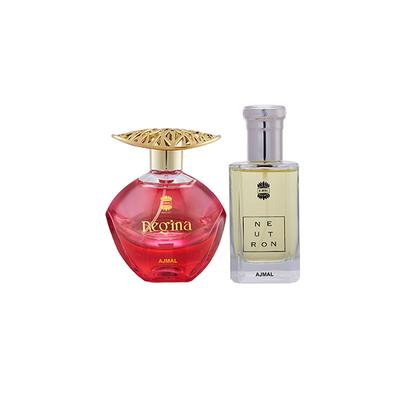 Ajmal Regina EDP Floral Fruity Perfume And Neutron EDP Citrus Fruity Perfume 200 ml - Perfumes (Edt/Edp)