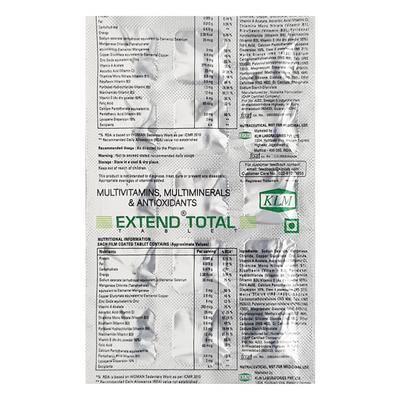 EXTEND TOTAL Tablet 15's - Supplements-Vam