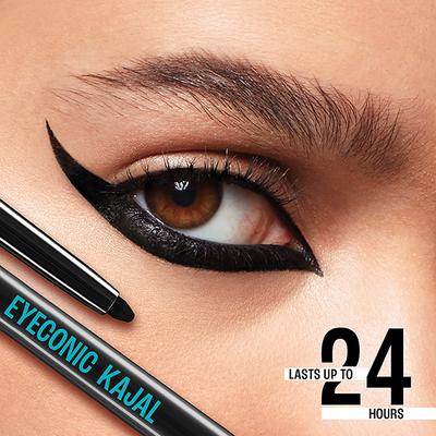 Lakme Eyeconic Kajal - Deep Black 0.35 gm - Kajal & Kohls