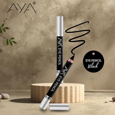 Aya Eye Pencil For Kajal / Eyeliner - Black 2.8 gm - Eyeliners