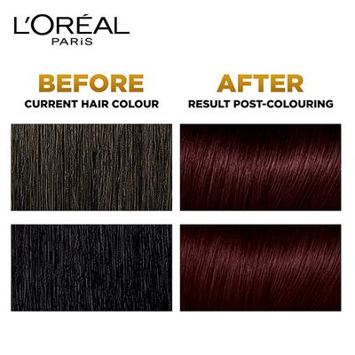 L'Oreal Paris Excellence Creme Hair Color, 3.16 Burgundy 172 Gm - Crème