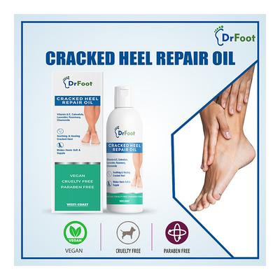 Dr Foot Cracked Heel Repair Oil 100 ml - Foot Creams & Lotions