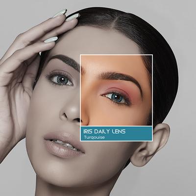 Pac Iris Premium Contact Lenses (Turquoise) 5's - Eyecare Lenses