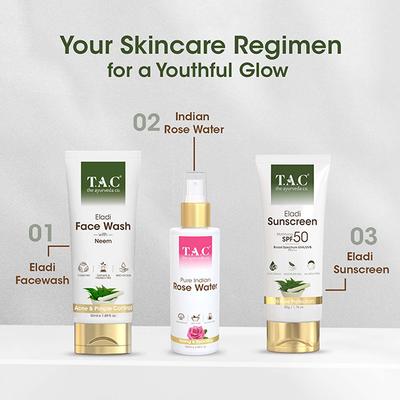 Tac - The Ayurveda Co Eladi Facewash with Neem 50 ml - Face Wash & Cleansers