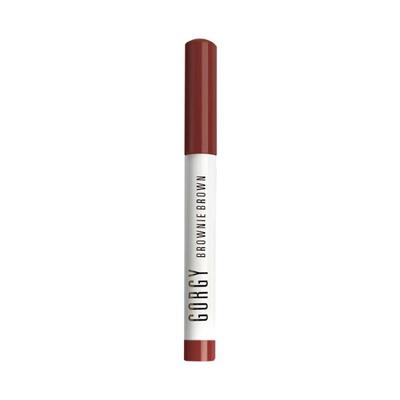 Gorgy Silky HD Intense Matte Lipcolour - Brownie Brown 1's - Lip Crayons