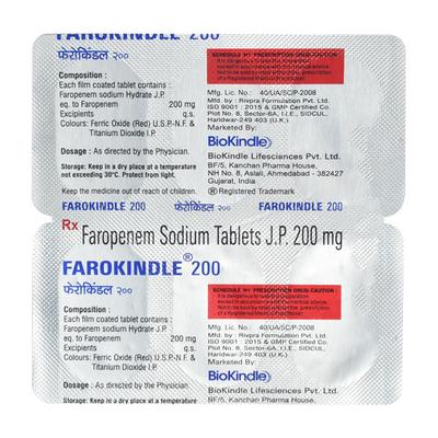 FAROKINDLE 200 Tablet 6's - Bacterial Infections-OBL