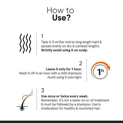 Minimalist Hair Repair Complex 5% Serum with Amino Acids, Argan Oil & Squalane 50 ml - Hair Serums