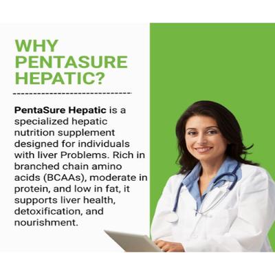 PentaSure Hepatic Nutritional Powder - Creamy Vanilla Flavour 400 g - Protein Drink
