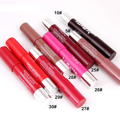 MISS ROSE CHUBBY LIP CRAYON 7301 - 033B Naughty Red 05 3 gm - Lip Crayons