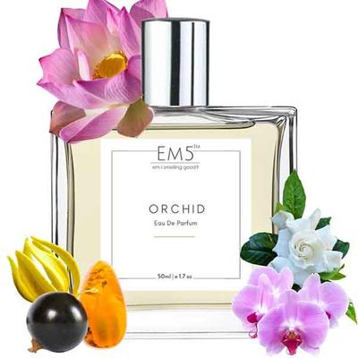 EM5 Orchid Perfume for Women - Eau De Parfum Spray, Warm Spicy Earthy Woody 50 ml - Women Perfumes (Edt/Edp)