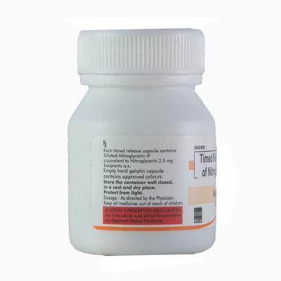 Angiplat 2.5mg Capsule 25'S - Angina