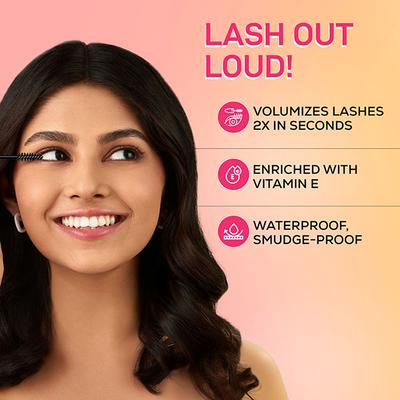 Renee Cosmetics Everyday 2X Instant Volumizing, Lengthening, Waterproof Mascara with Vitamin E 15 ml - Mascaras