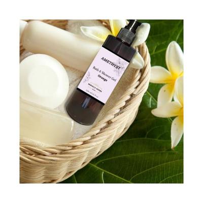 Miracle Hebs AMETHYST Bath & Shower Gel Orange 500 ml - Shower Gels & Body Wash
