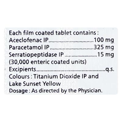 ACLOZEST SP Tablet 10's - Pain relief-Nsa