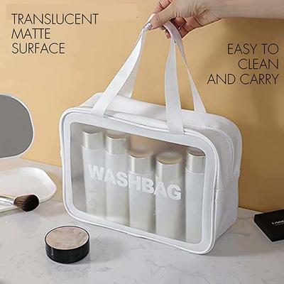 Allure Washable Cosmetic Large Bag Color White 1's - Makeup Bags & Cases