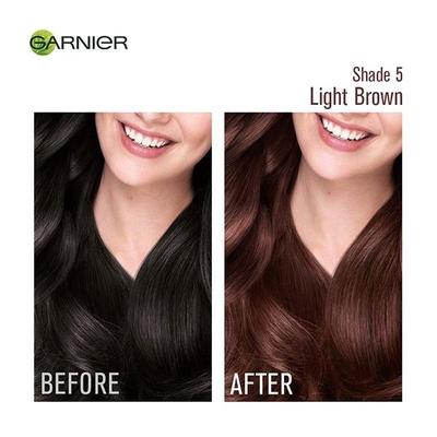 Garnier Color Naturals Creme Riche 5 Light Brown 70ml + 60 gm - Crème