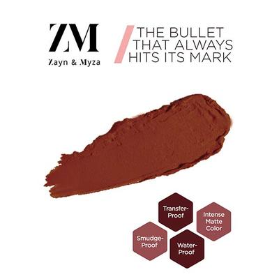 Zayn & Myza Transfer - Proof Power Matte Lipstick, Bare Beauty 3.2 gm - Lipsticks