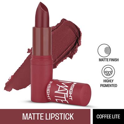 Insight Cosmetics Matte Lipstick - Coffee Lite 4.2 gm - Lipsticks