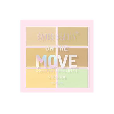 Swiss Beauty On the Move Concealer Palette - (Light Beige) 7 gm - Concealer